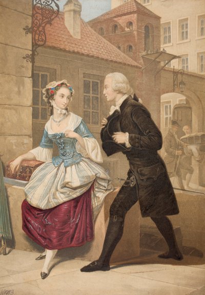 First Impressions, 1851 by George Baxter